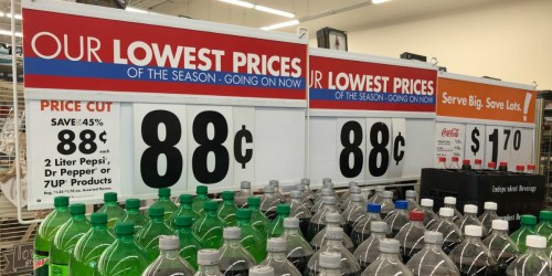 Big Lots: TWO Dr. Pepper 2-Liter Bottles AND $5 Movie Certificate ONLY $1.76