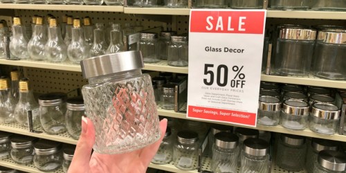 50% Off Glass Jars at Hobby Lobby (In-Store & Online)