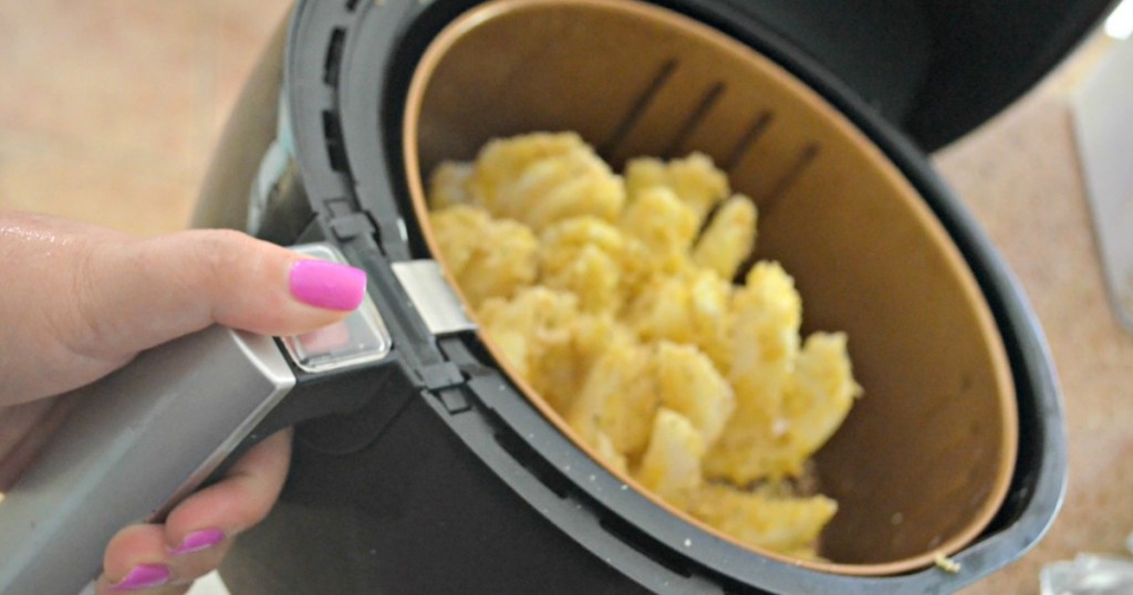 Best Air Fryer - pulling out air fryer bloomin' onion 