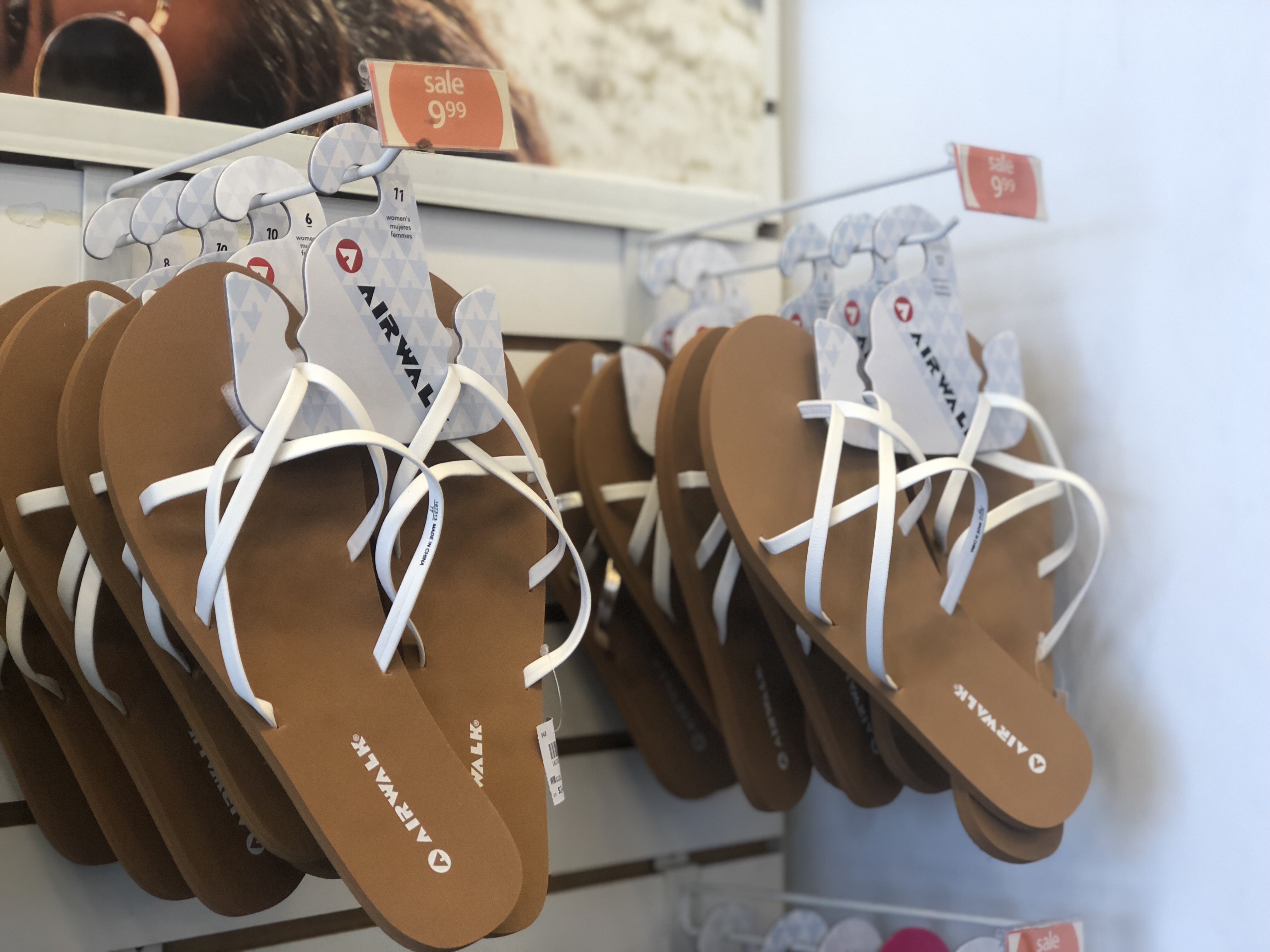 payless airwalk flip flops