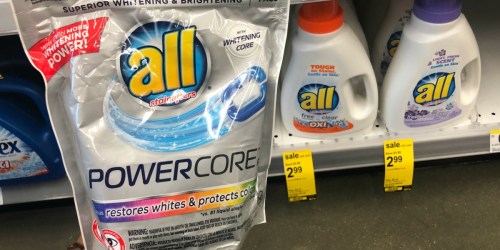 New $1/1 All Laundry Detergent Coupon = Only $1.99 at Walgreens & CVS