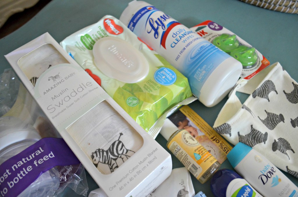 items in Amazon Baby Box - Huggies wipes