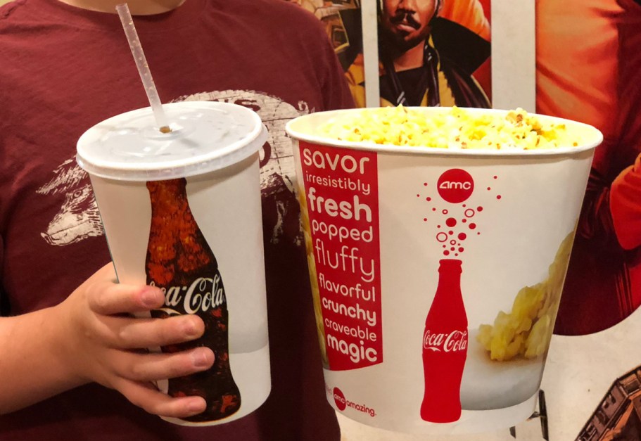 Best AMC Theatres Coupon – 2 Movie Tickets, 2 Drinks, AND Popcorn for Only $28 ($50 Value!)