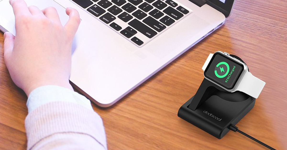 Amazon Apple Watch Charger Stand Only 21.77 Shipped