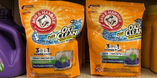 Arm & Hammer Power Paks Laundry Detergent Only 95¢ at Family Dollar (Just Use Your Phone)