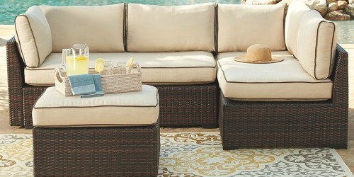 Amazon: Ashley Furniture Outdoor Sectional Set Just $524.99 Shipped + More