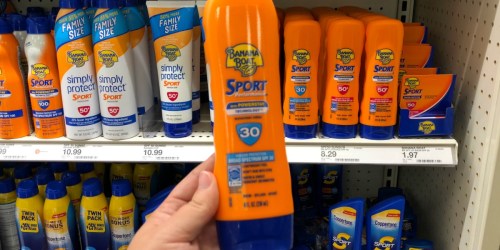 Banana Boat Sunscreen ONLY $3.89 Each After Target Gift Card