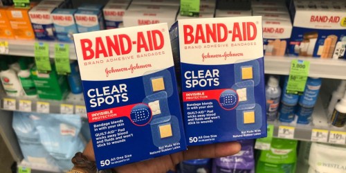 Band-Aid Clear Spots 50-Count Bandages Just 62¢ at Walgreens After Rewards + More