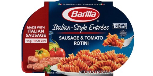 Amazon: Barilla Italian-Style Pasta Entrées 6-Pack Only $9 Shipped (Just $1.50 Each)