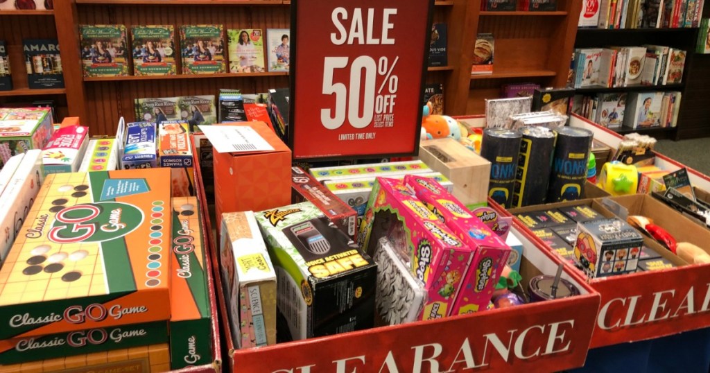 50% Off Barnes & Noble Clearance Sale + Extra 20% Off For ...