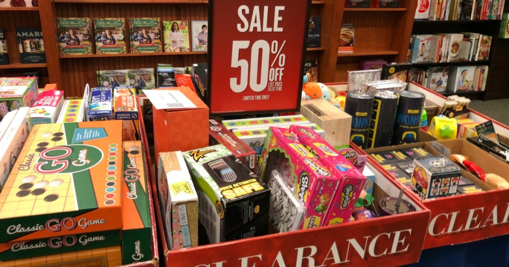 50 Off Barnes & Noble Clearance Sale + Extra 20 Off For Members (Toys