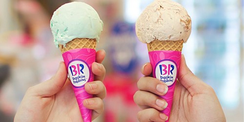 Buy One Baskin-Robbins Cone, Get One for 99¢ (Today ONLY)