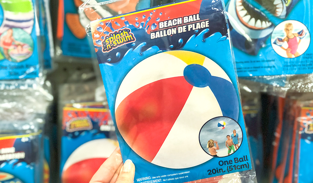 dollarama beach ball