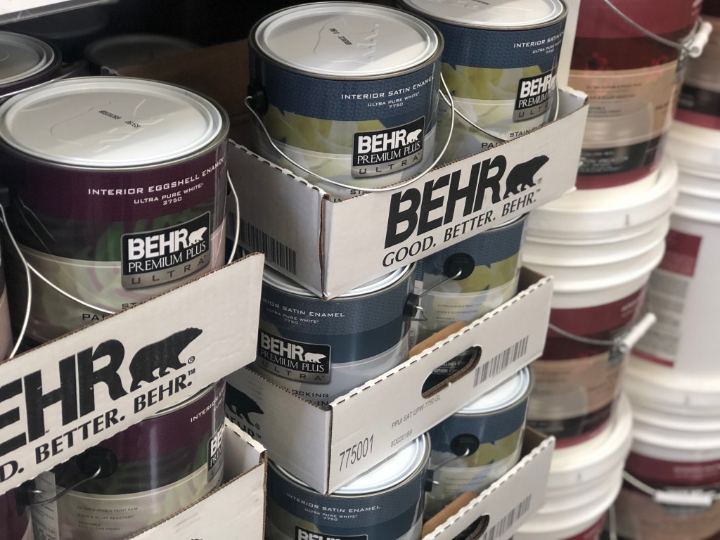 Home Depot Up To 40 Rebate W Select Paint Stain Purchase BEHR Glidden MORE 