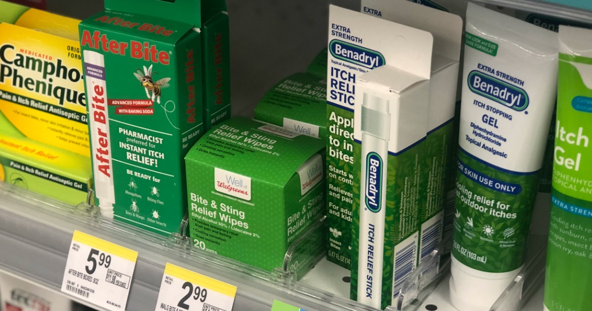 Walgreens Benadryl Itch Relief Sticks ONLY 12¢ Each After Rewards