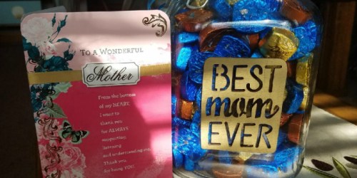 Chocolates + Jar + Decal = Mother’s Day Gift Done