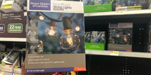 FREE Better Homes and Gardens Globe String Lights for New TopCashBack Members ($9.94 Value)