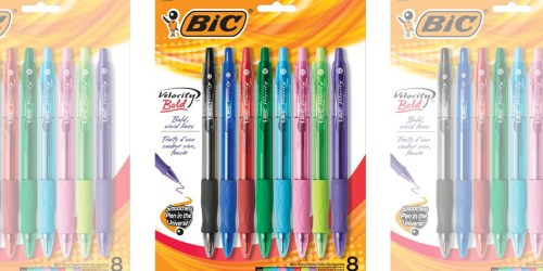 Amazon: BIC Velocity 8-Count Pens Just $3.61 Shipped (Regularly $8+) + More