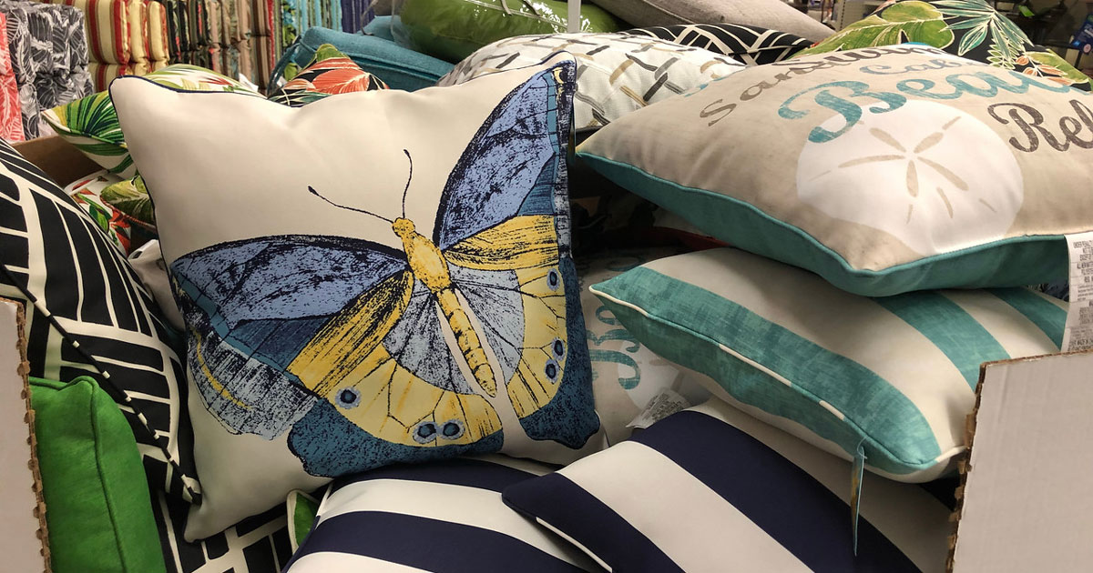 Big Savings On Outdoor Throw Pillows Patio Sets More At Big