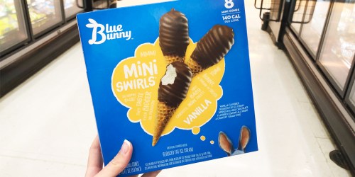 New $2/2 Blue Bunny Mini Swirls Ice Cream Treats Coupon