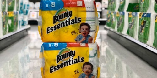 $1/1 Bounty Paper Towels Coupon = 6 Pack Just $4.74 at Walmart + More