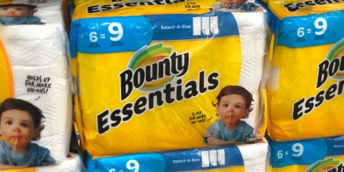 Bounty Essentials 6-Pack Paper Towels as Low as $2.74 After Cash Back