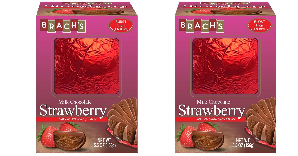 SIX Brach's Milk Chocolate Strawberry Balls Just 7.11 Ships w/ 25