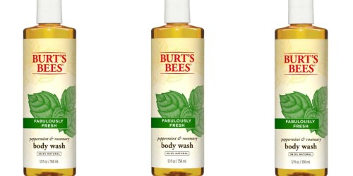Amazon: Three Burt’s Bees Body Washes Just $11.76 (Only $3.92 Per Bottle)