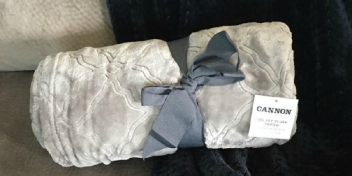 Cannon Velvet Plush Throws Only $6.99 (Regularly $20)