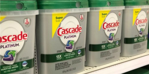High Value $4/1 Cascade ActionPacs Dishwasher Detergent Coupon (Print Now)