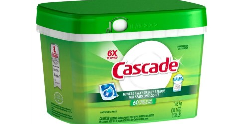 Cascade Dishwasher Detergent 60 Count Just $6.16 Shipped After Target Gift Card (When You Buy 3)