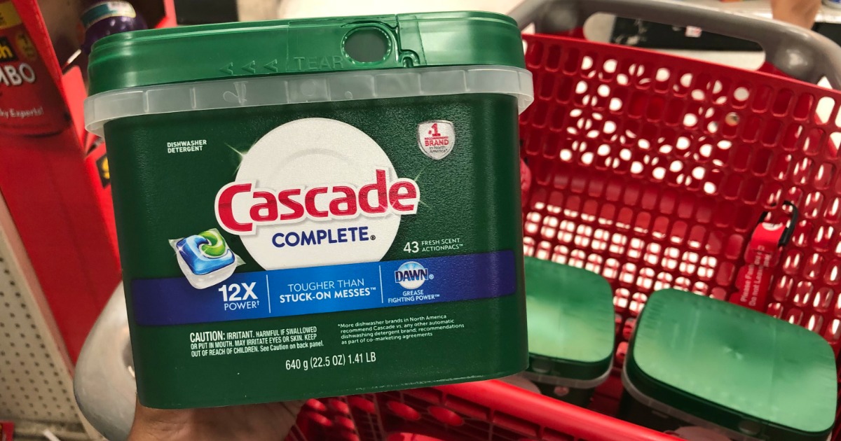 Cascade Dishwasher Detergent Just 6.24 Per 43Count Container After