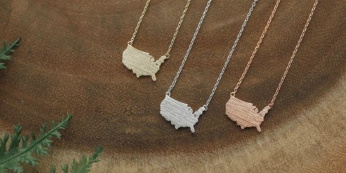 US Map Necklace Just $5.97 Shipped (Regularly $20) + More