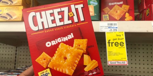 Cheez-It Crackers & OREO Cookies Only 64¢ Per Box After Cash Back at CVS