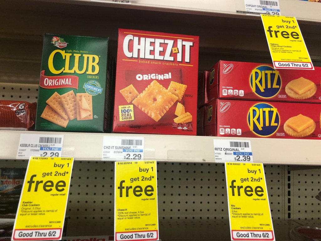 Cheez It Crackers Oreo Cookies Only 64 Per Box After Cash Back
