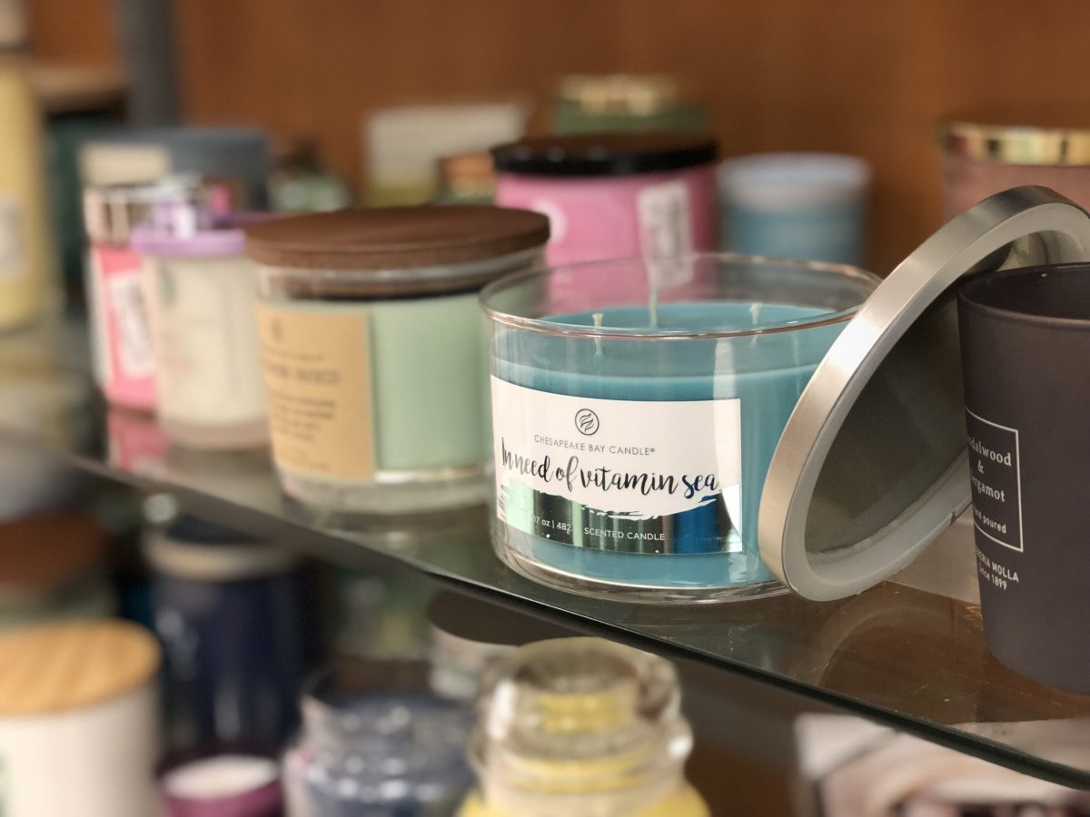 Bath & Body Works candle knockoffs include the Chesapeake Bay Candle from Hobby Lobby in Seaweed of Vitamin Sea