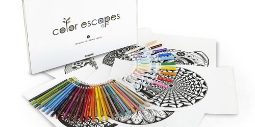 Crayola Color Escapes Coloring Pages & Pencil Kit Only $6.93 (Ships w/ $25 Amazon Order)