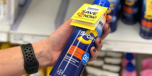 Two Coppertone Sunscreen Sprays AND Movie Ticket ONLY $4.28 After Target Gift Card