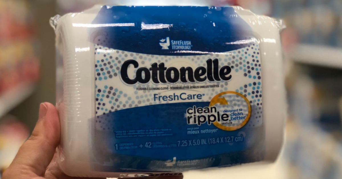 FOUR Packs Cottonelle Wipes Only 6.22 (Just 1.56 Each) Ships w/ 25