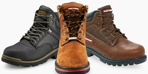 Two Pairs of Craftsman Work Boots $60.99 Shipped + Get $25 in Shop Your Way Points