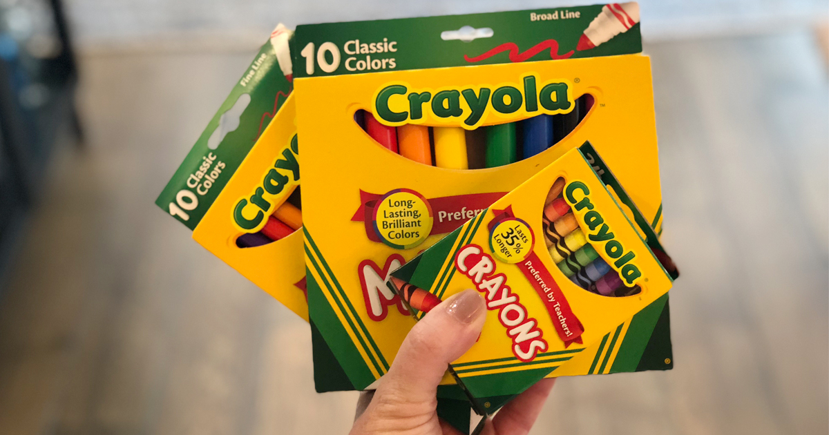 50¢ Crayola Crayons, $1 Crayola Colored Pencils & More at Office Depot /OfficeMax