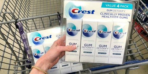 Want Healthier Gums? Save Over $9 on the New Crest Gum Detoxify Toothpaste at Sam’s Club