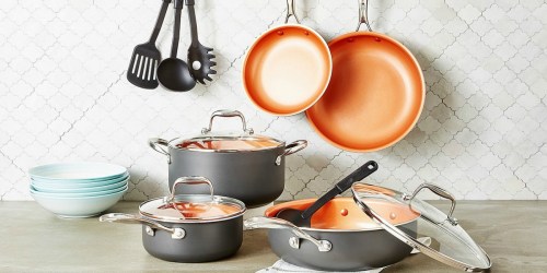Macy’s: Crux 12-Piece Copper Cookware Set Only $69.99 Shipped (Regularly $140) + More