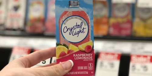 Crystal Light Drink Mix Only 50¢ at Target (Regularly $2.09)