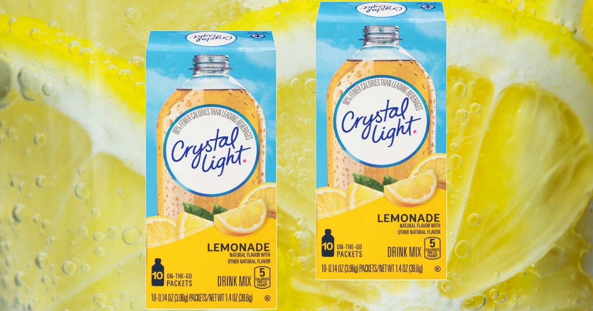 Amazon Crystal Light Lemonade 120 Packets Only 11.40 Shipped (Just 10