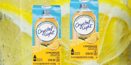Amazon: Crystal Light Lemonade 120 Packets Only $11.40 Shipped (Just 10¢ Per Drink)