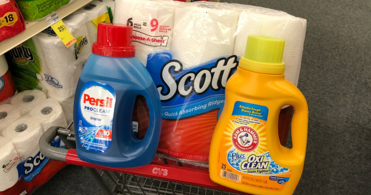 30 Worth of Scott, Arm & Hammer and Persil Products Under 15 at CVS