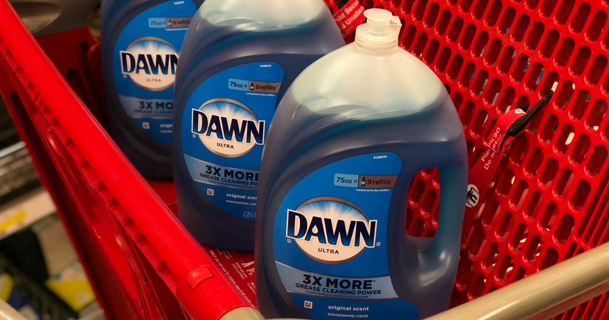 Large Dawn Dish Detergent 75oz Bottles Just 5 Each After Target Gift Card