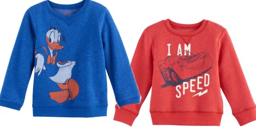 Kohl’s Cardholders: Disney Boys Sweatshirts ONLY $2.24 Shipped (Regularly $16)