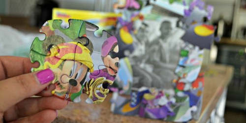 Make a Dollar Tree Disney Puzzle Frame (Perfect Disney Vacation Keepsake)